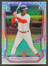 Justin Gonzales 2026 Bowman Mega Box Chrome Mojo Refractor 1st Prospect Red Sox