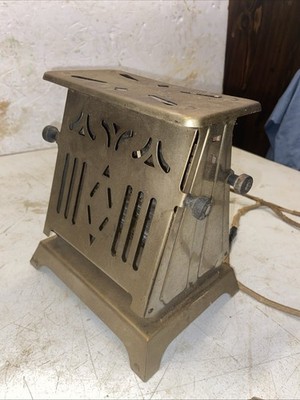 Antique Challenge Electric Toaster 2 Slice Tested Working Original Early