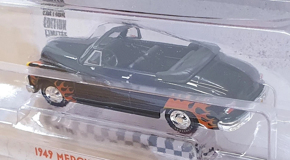 Greenlight 1/64 Scale 62010-B - 1949 Mercury Convertible Grease Movie - Black - Image 3 of 4