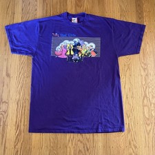 Vintage 90s Disney Villain Bad Girls Tee Shirt Made In USA Adult XL Ursula