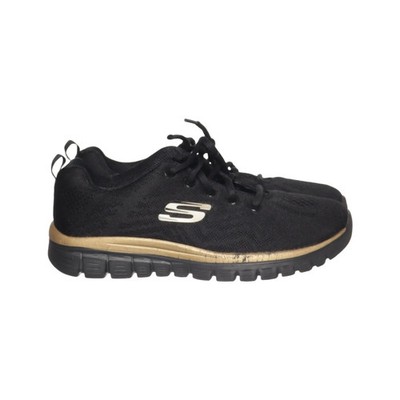 Skechers, Trainingsschuhe, Größe: 38, Schwarz/Gold, Damen #v2r