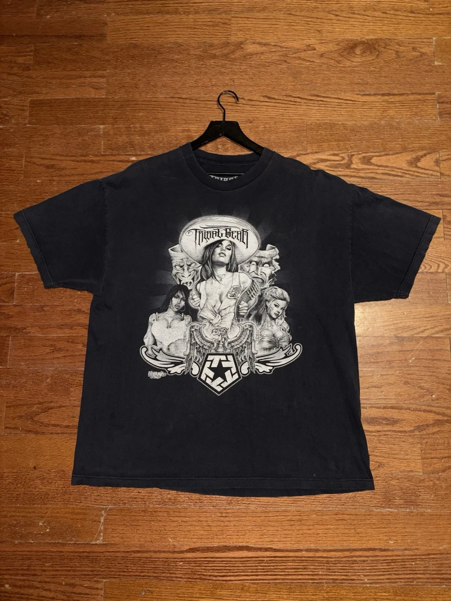 Felpa Con Cappuccio Uomo Tribal T-Shirts: Tema Greenman/Celtico, Taglie S-XXL, Colore Nero, Tasca A Marsupio