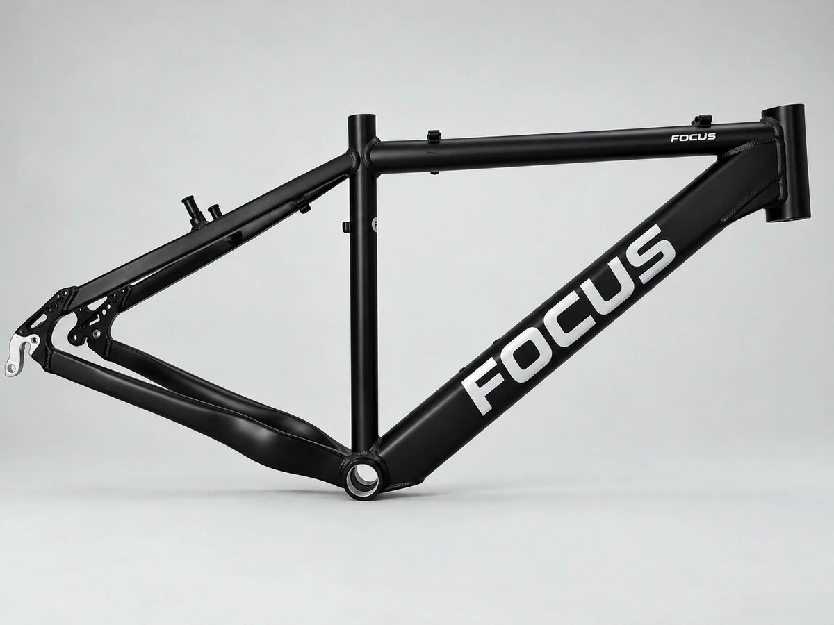 FOCUS Fahrradrahmen Aluminium 28 Zoll – Rahmengröße 45 cm – Schwarz