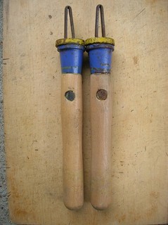 Atkins No. 8 crosscut saw handles pair
