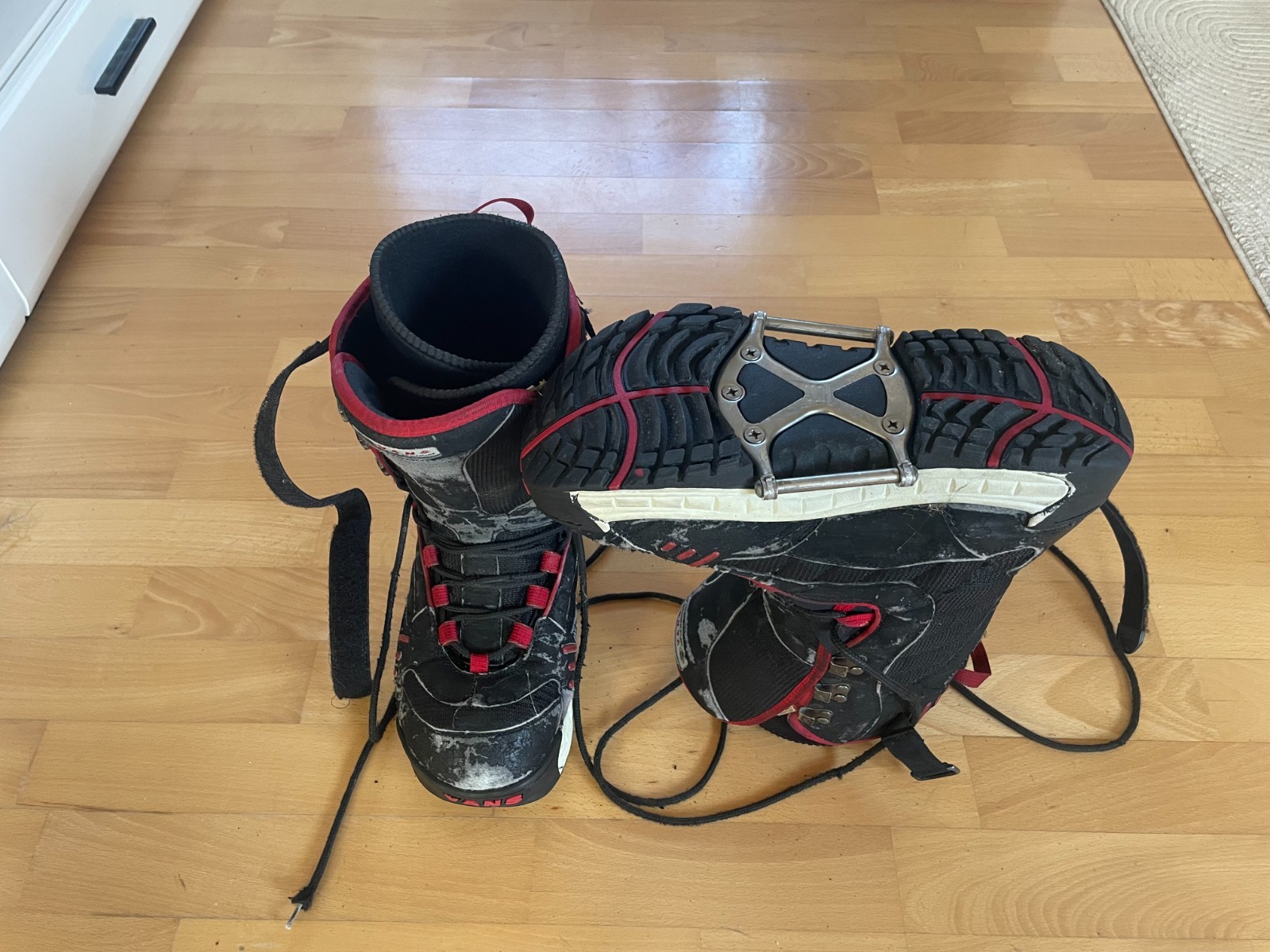 snowboard boots gr. 45,5 switch vans inkl. bindung