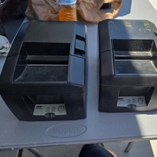(2) Star Micronics TSP650  Thermal Receipt Printer *PARTS ONLY* not tested