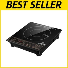 Gold Portable Induction Cooktop - 1800W Burner