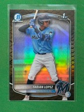 2025 Bowman 1st Bowman Chrome Prospects Reptilian Refractor #BCP-19 Fabian Lopez