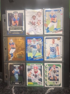 Talented Rookie Tight Ends. 9 - Card Lot. All Rookies.