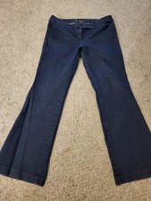 Ann Taylor Wide Leg Jeans Modern Size 12 Long Lindsay Waist