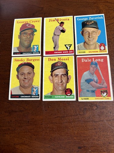 1958 Topps Baseball Lot 14 Dif ALL LOW NUMBERS VG VG-EX S Burgess PRICE REDUCED - Picture 3 of 4