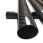 (1) KARBXON - Carbon Fiber Tube - Black - 25mm X 23mm X 1000mm - Hollow Carbo...