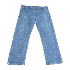 Vintage Wrangler 13MWZ Cowboy Cut Jeans Mens 44x31 Blue Made in USA 90s