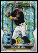 2023 Bowman Chrome #BCP-198 Raymond Mola Chrome Prospects Mojo Refractor