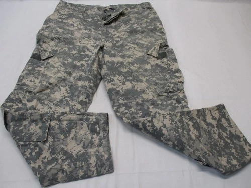 USED USGI ARMY DIGITAL CAMO ACU COMBAT PANTS TROUSERS CARGO UNIFORM BDU BOTTOMS