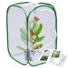 23.6" Large Monarch Butterfly Habitat Giant Collapsible Insect Mesh Cage