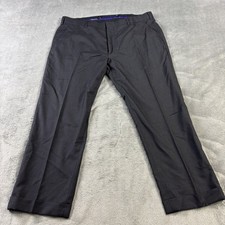 Ralph Lauren Pants Mens 36 Purple Label Made in Italy Wool Gray Dressy Formal