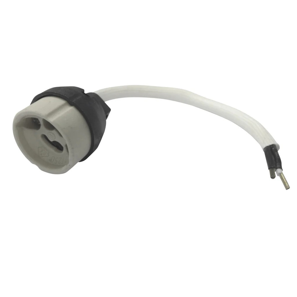 Lamp Holders And Adaptor Single 240v GU10 Fly Lead To Replace Low Voltage 12v