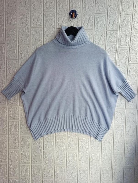 Women Dorothee Schumacher Poncho Blue Cashmere S