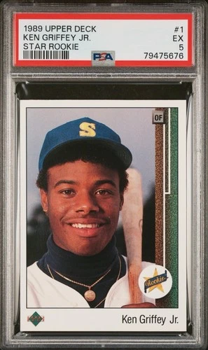 1989 Upper Deck - Ken Griffey Jr #1 (RC) - PSA 5!!