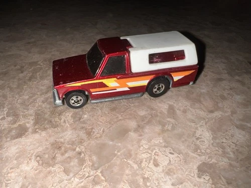 Hot Wheels Vintage 1986 Crack Ups Back Biter Red Pickup Truck Hong Kong - Loose