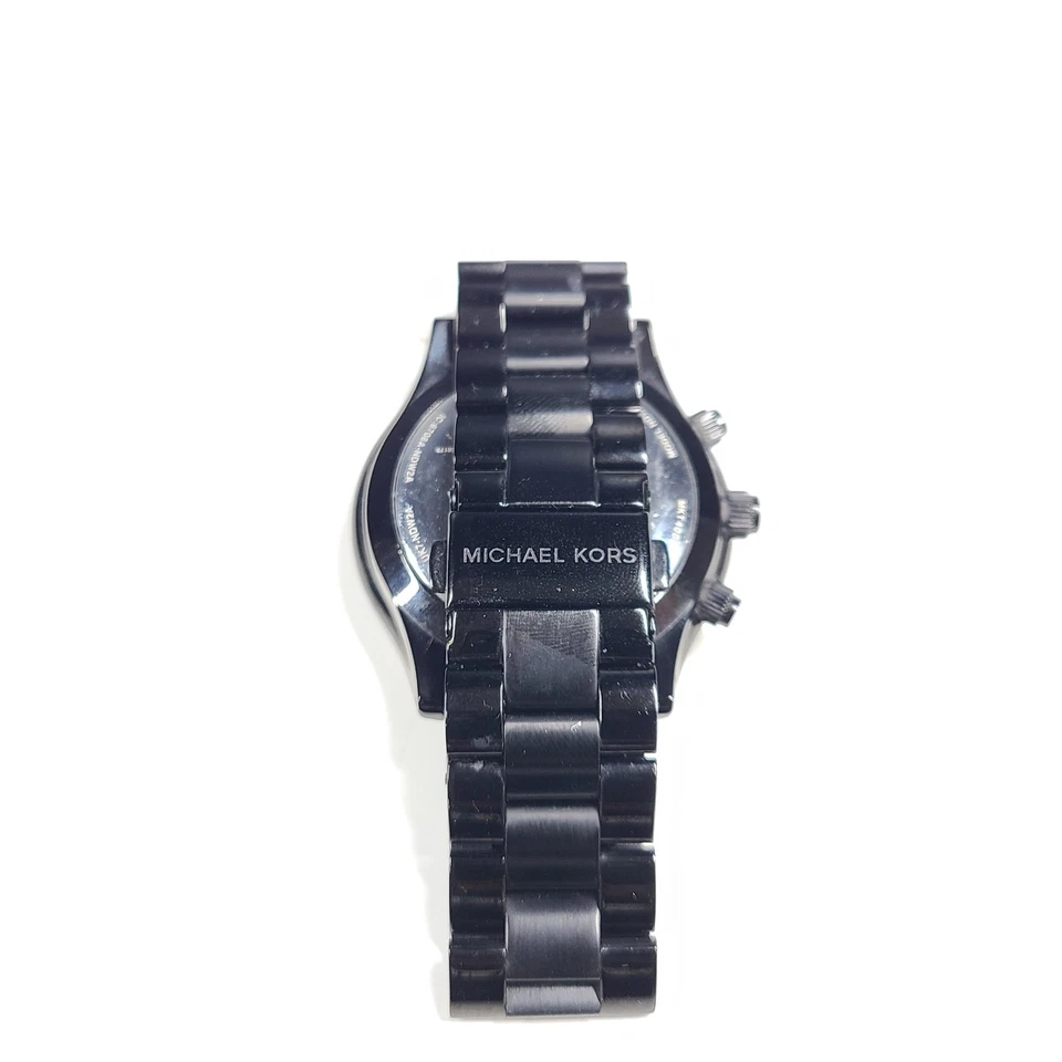 Reloj inteligente híbrido Michael Kors Access Slim Runway negro MKT4003 Foto 3 de 4