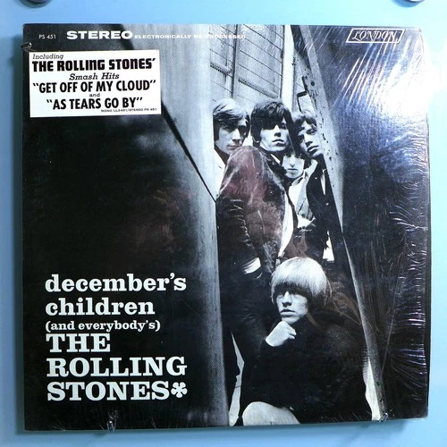 THE ROLLING STONES~DECEMBER'S CHILDREN~RARE ORIG '65 LP~IN SHRINK w/STICKER~MINT