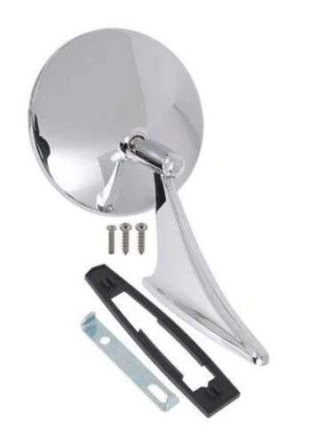 Two (2) OER 3909197 Side View Mirror Steel Chrome Manual Chevy Pontiac