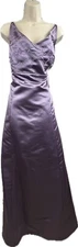 Couture Collection purple long embordered plus size 24 dress