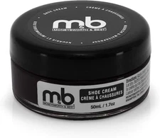 Moneysworth & Best Leather Boot & Shoe Cream Polish - Dark Brown 1.55 oz (50ml) 