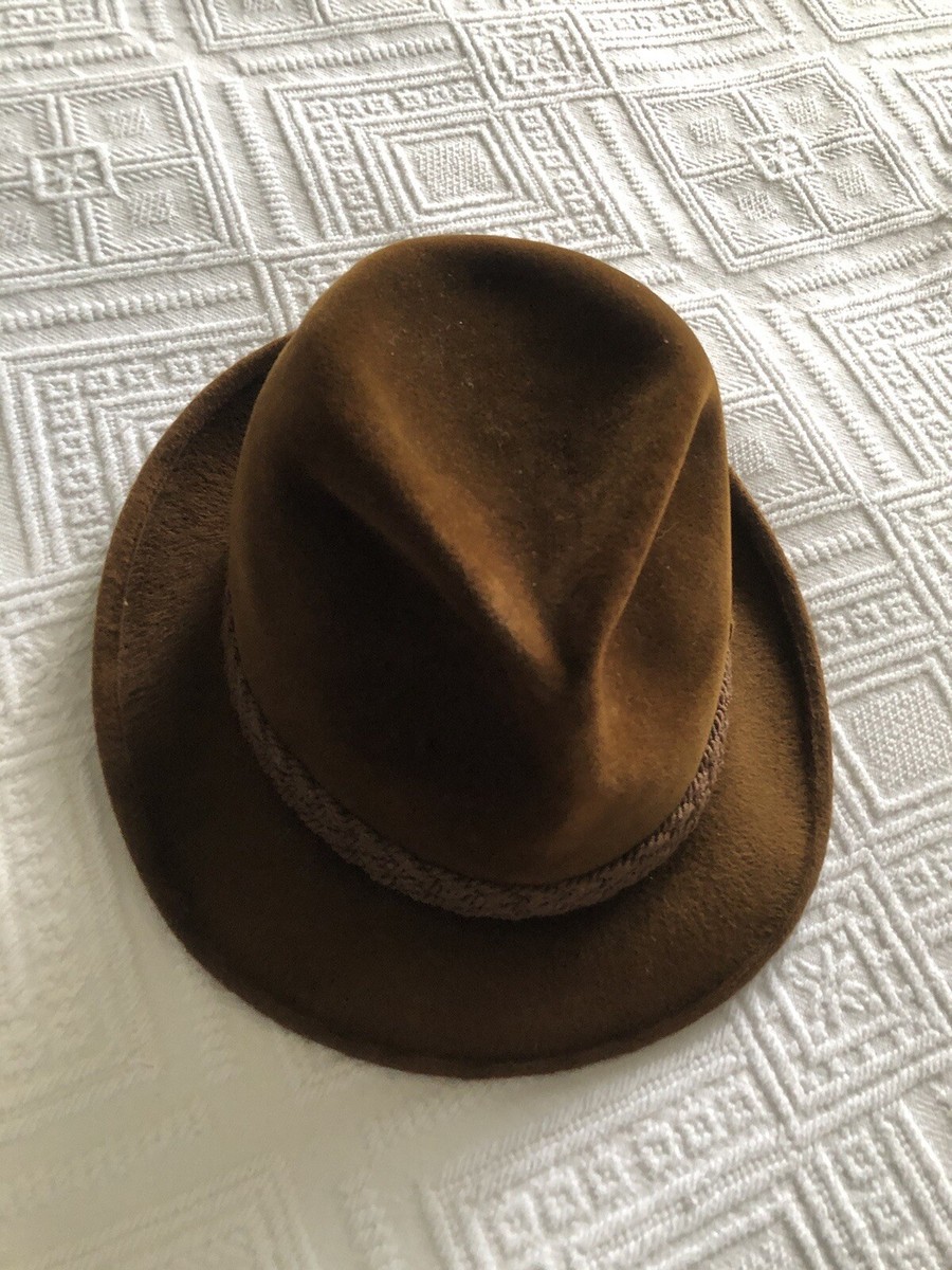 Vintage John B. Stetson Men's The Sovereign Brown Fedora Hat