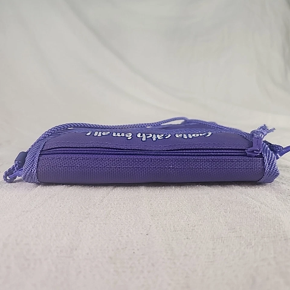 Сумка для переноски Pokemon Pikachu Nintendo GameBoy цвет мягкий дорожный чехол фиолетовый винтажный - Изображение 4 из 4