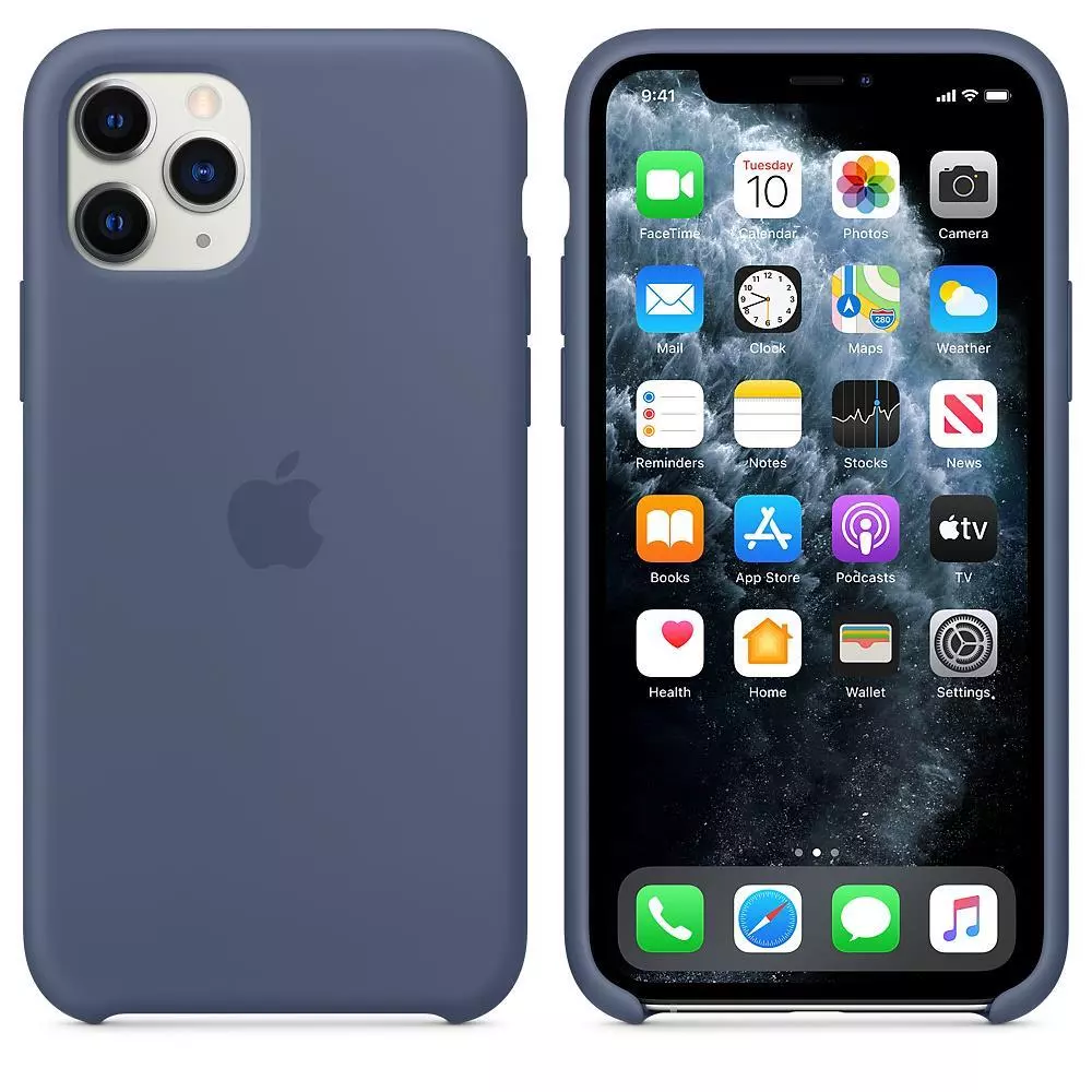 Genuine Apple Silicone Case for iPhone 11 Pro - Alaskan Blue - New