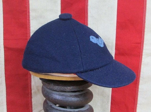 Vintage 1950s Blue Wool Baseball Cap 