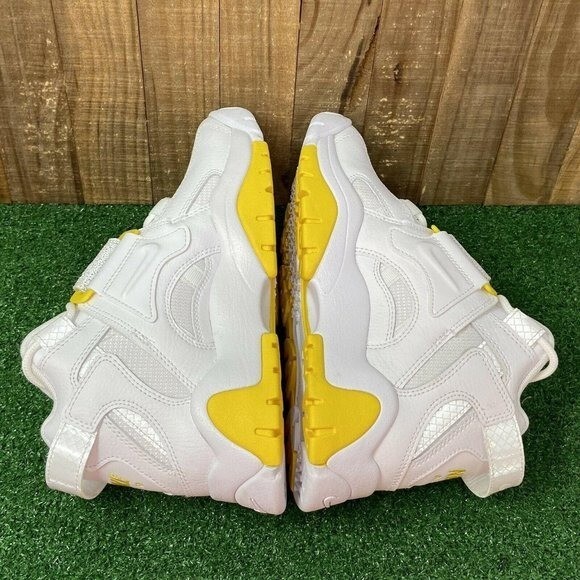 Nike CJ9574-100 Air Barrage Mid White Chrome Yellow Women's