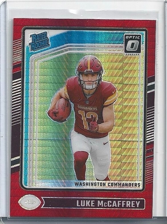 2024 DONRUSS OPTIC RED HYPER LUKE MCCAFFREY #268 RC
