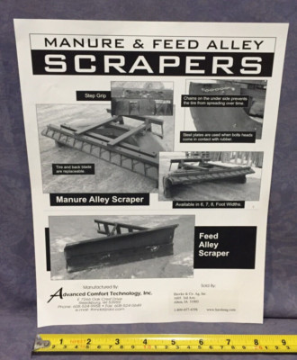 Advanced Comfort Technology, Inc. Manure&Feed Alley Scrapers Brochure