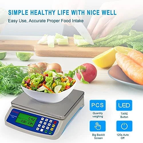 Bascula De Cocina Digital Battery En Gramos Y Libras Para Comida Alimento  Cook