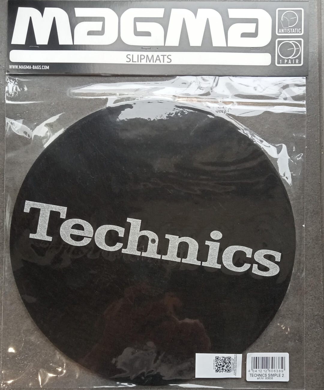 Thumbnail - Paar Feltri Staticide Tücher Plattenspieler Slipmats-technik Black