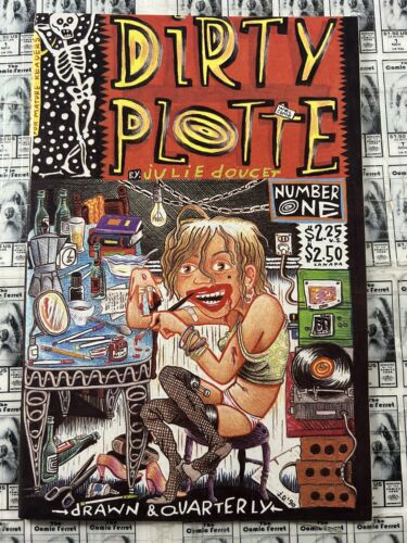 DIRTY PLOTTE #1, 1ST PRINT, W/A JULIE DOUCET, FN/VF (1991) DRAWN & QUARTERLY - Picture 1 of 2