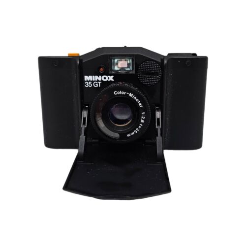 Appareil photo compact Minox 35 GT 35 mm noir non testé pièces de rechange  - Photo 1/7