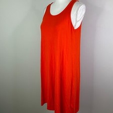 Lilla P Dress Womens Size Small Sleeveless Tie Back Jersey in Red