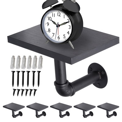 6PCS Floating Wall Shelf Display Shelves Shelving Unit & Storage Decoration