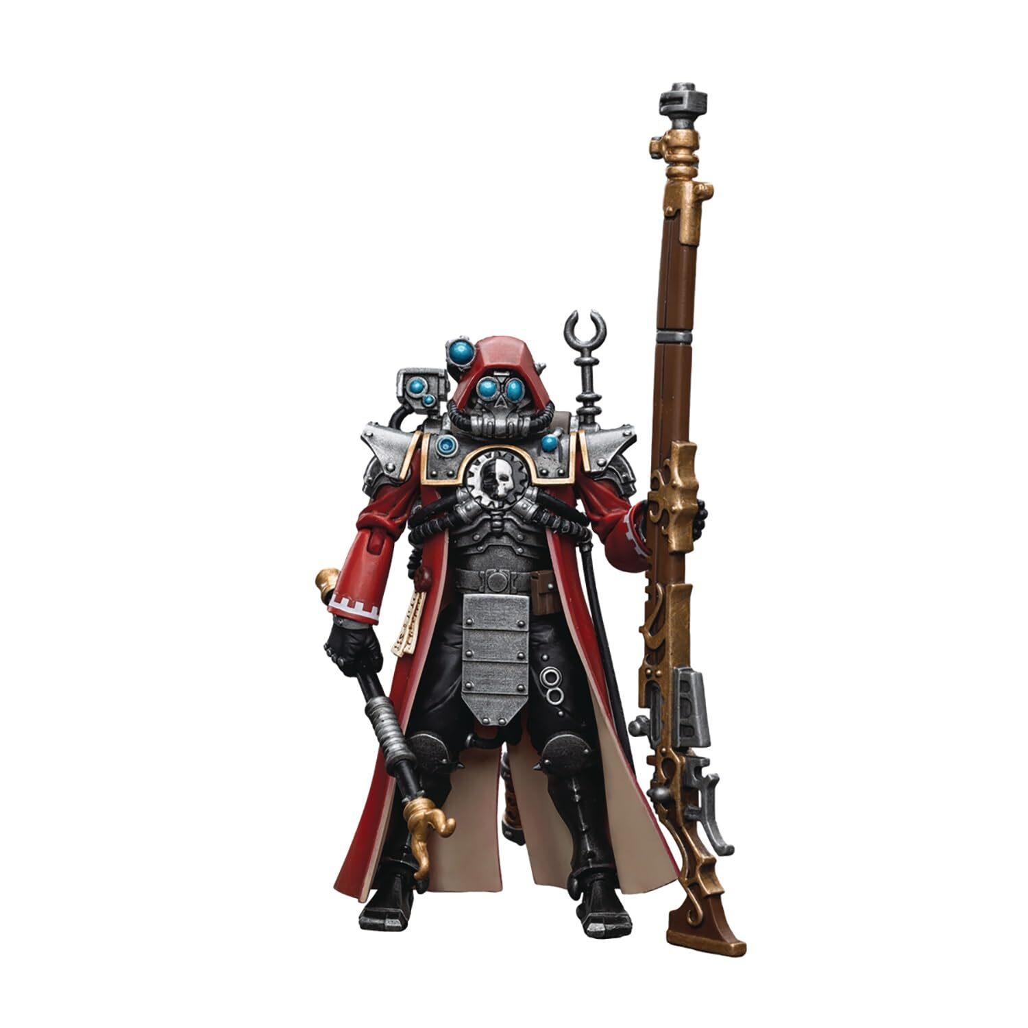 Warhammer 40K 1/18 Scale Adeptus Mechanicus Skitarii Ranger with Tr... NUOVO
