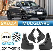 For SKODA KAROQ 2017-2021 ABS Plastic Fender car tire mud shield 4PCS