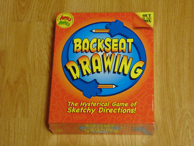 Backseat Drawing Game by Out Of The Box - 2008 Edition New Sealed Box