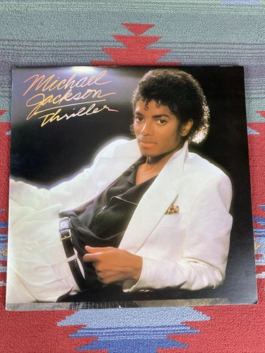 Michael Jackson "Thriller" First Pressing No MJ Credit  QE 38112 Vintage 1982