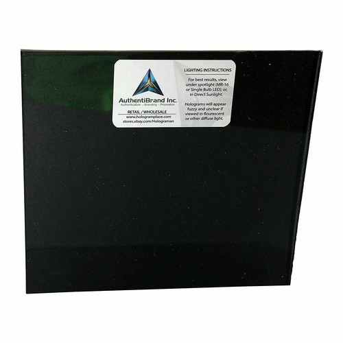 Polymer Heart with Grid PHOTOPOLYMER Hologram Picture Matted - Picture 11 of 12