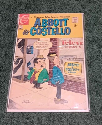 Abbott & Constello # 6 Comic Book Charlton Comics ZCO3 12 Cents Issue