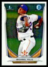 2014 Bowman Chrome Mini Factory Set #175 Michael Feliz Houston Astros